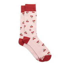 Conscious Step Socks that Support Self Checks: Cherries