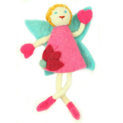 Global Crafts Felt Tooth Fairy Doll: Blonde Hair