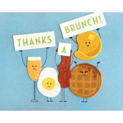 Good Paper Thanks a Brunch Thank You Card