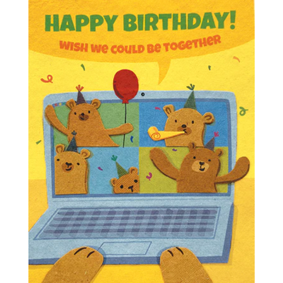 Good Paper Zoom Birthday Card