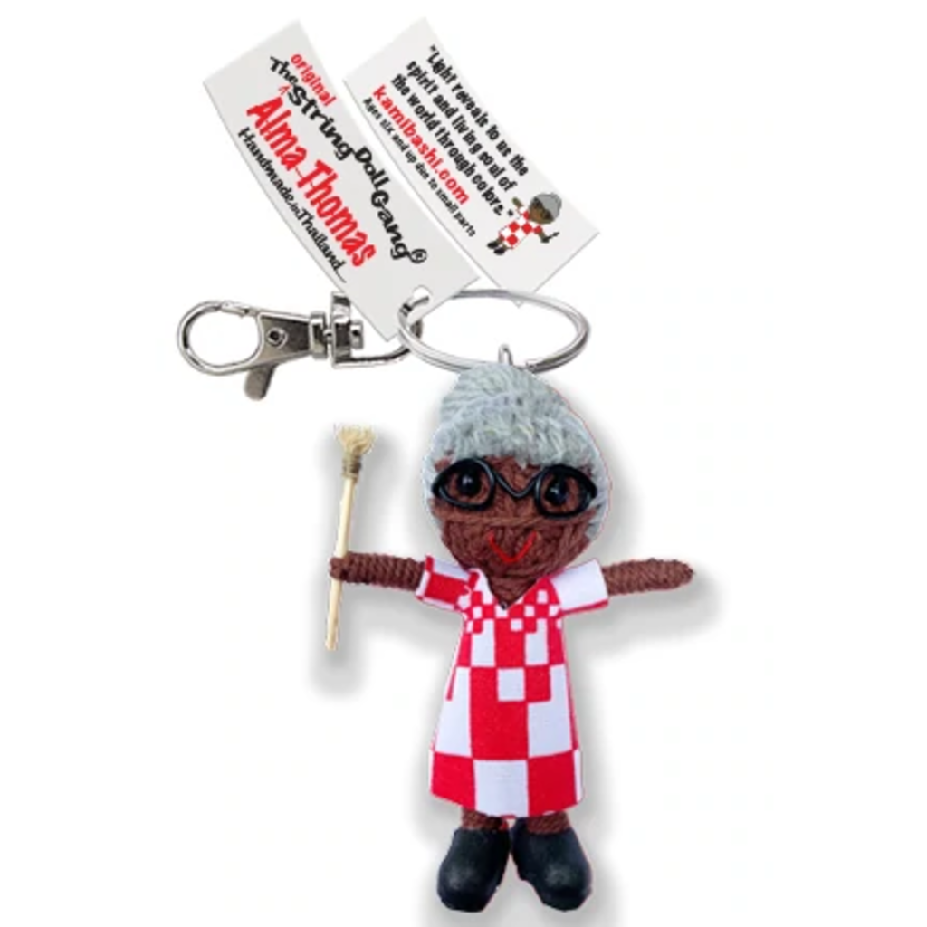 Kamibashi Alma Thomas String Doll Keychain