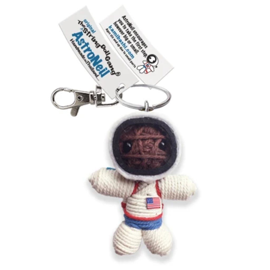 Kamibashi Astronaut Brown String Doll Keychain