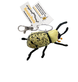 Kamibashi Hercules Beetle String Doll Keychain