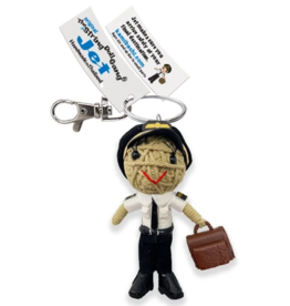 Kamibashi Jet Short Hair String Doll Keychain