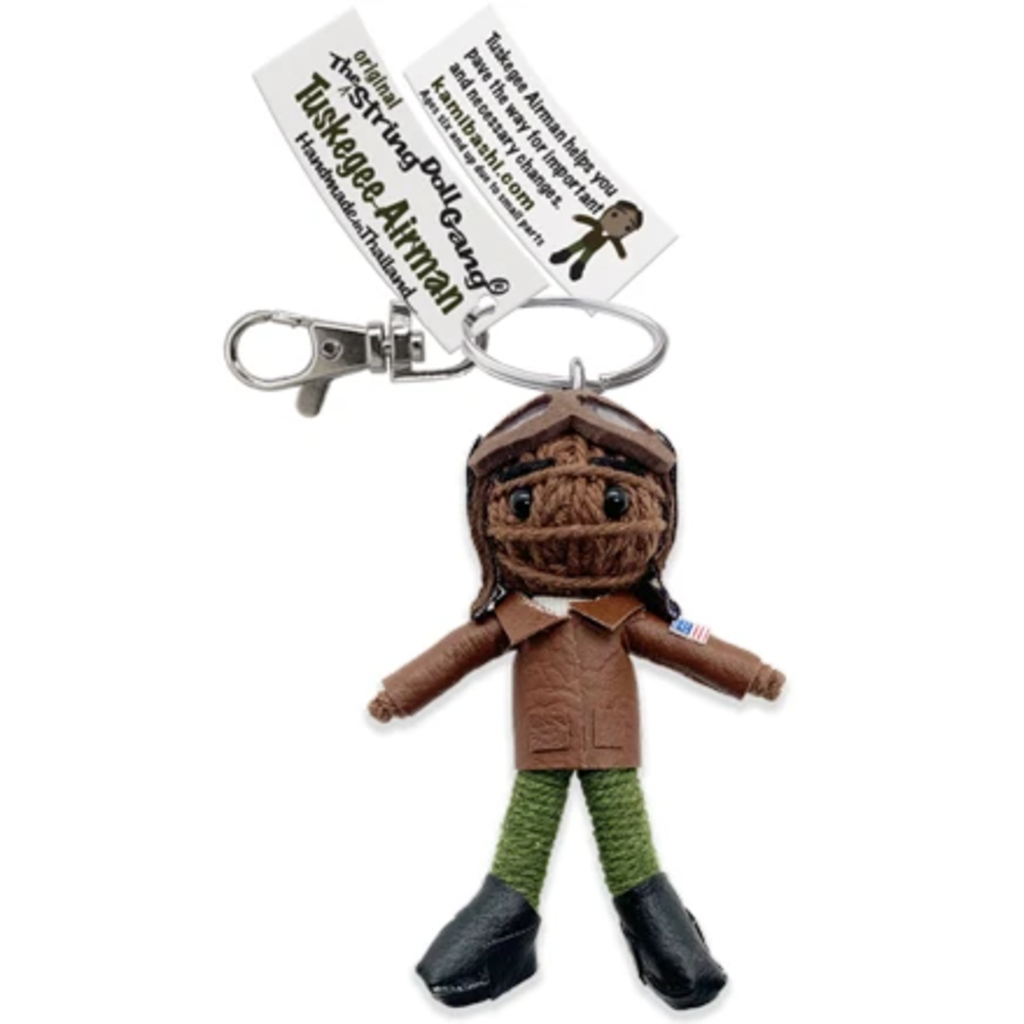 Kamibashi Tuskegee Airman String Doll Keychain