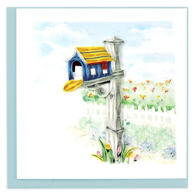 Quilling Card Happy Mailbox Quilled Card