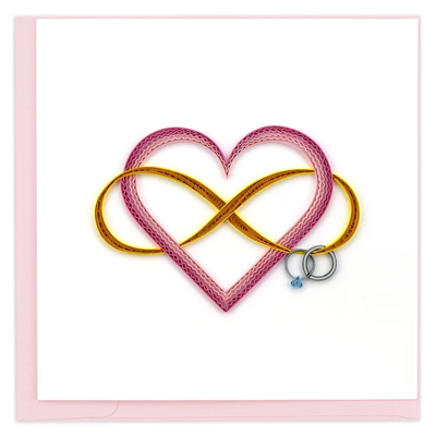 Quilling Card Infinite Love Quilled Card