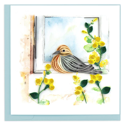 Quilling Card Mourning Dove Quilled Card