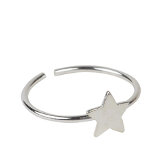 Ten Thousand Villages Silver Star Bright Rings