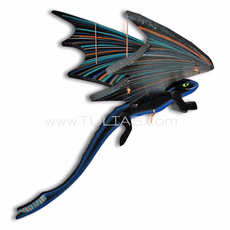 Tulia's Artisan Gallery Flying Mobile: Black Dragon